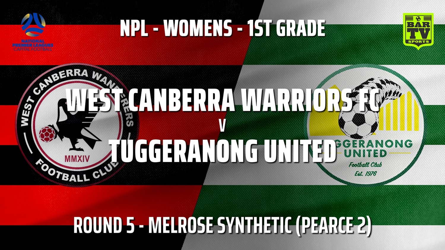 210509-NPLW - Capital Round 5 - West Canberra Warriors FC (women) v Tuggeranong United FC (women) Minigame Slate Image