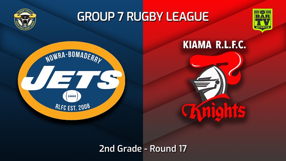 230813-South Coast Round 17 - 2nd Grade - Nowra-Bomaderry Jets v Kiama Knights Minigame Slate Image