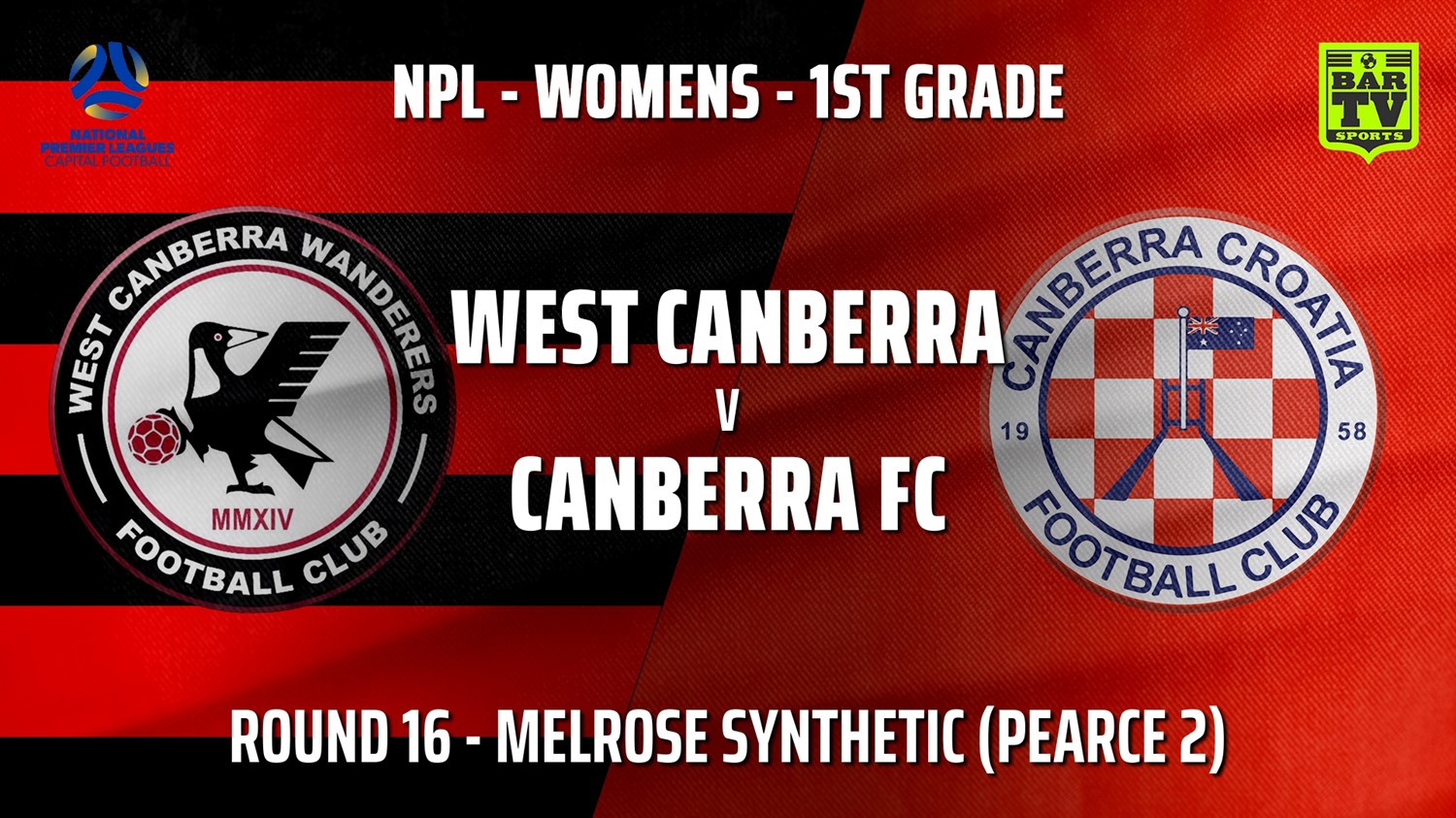MINI GAME: Capital Womens Round 16 - West Canberra Wanderers FC (women) v Canberra FC (women) Slate Image