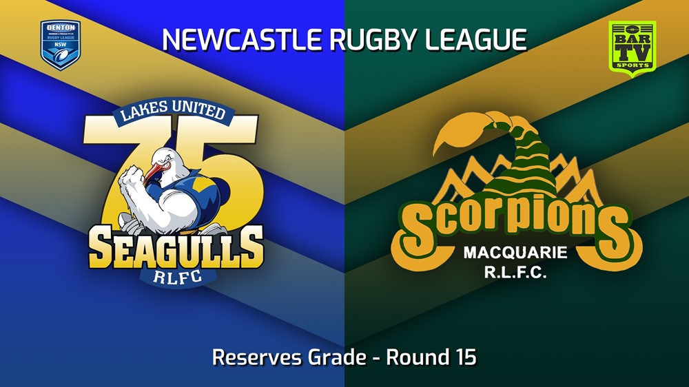 220813-Newcastle Round 15 - Reserves Grade - Lakes United v Macquarie Scorpions Slate Image