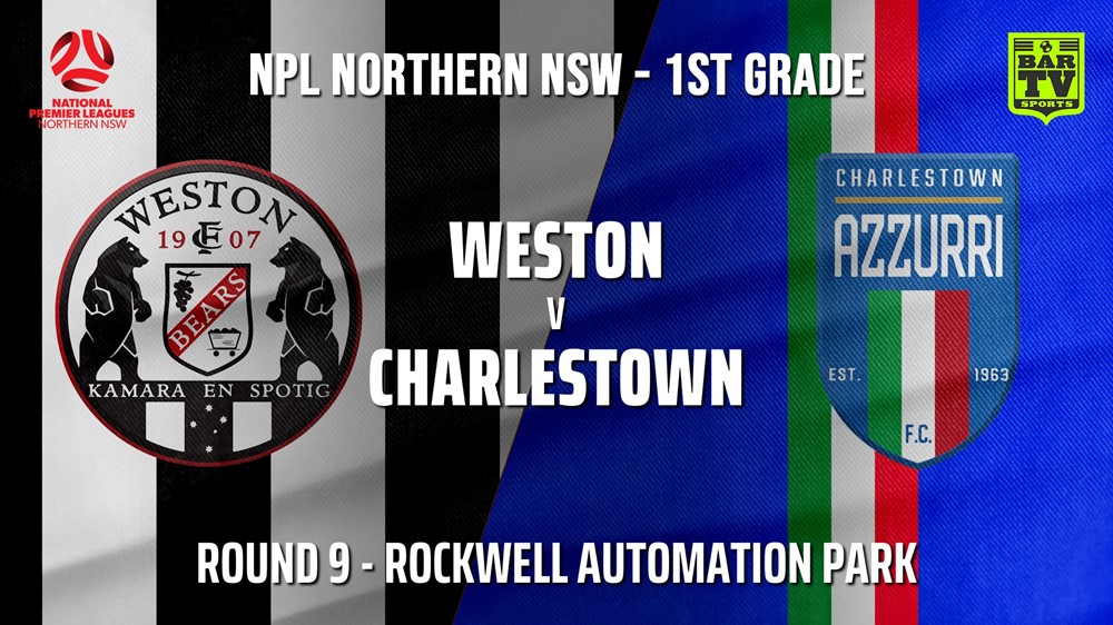 210529-NPL - NNSW Round 9 - Weston Workers FC v Charlestown Azzurri Slate Image
