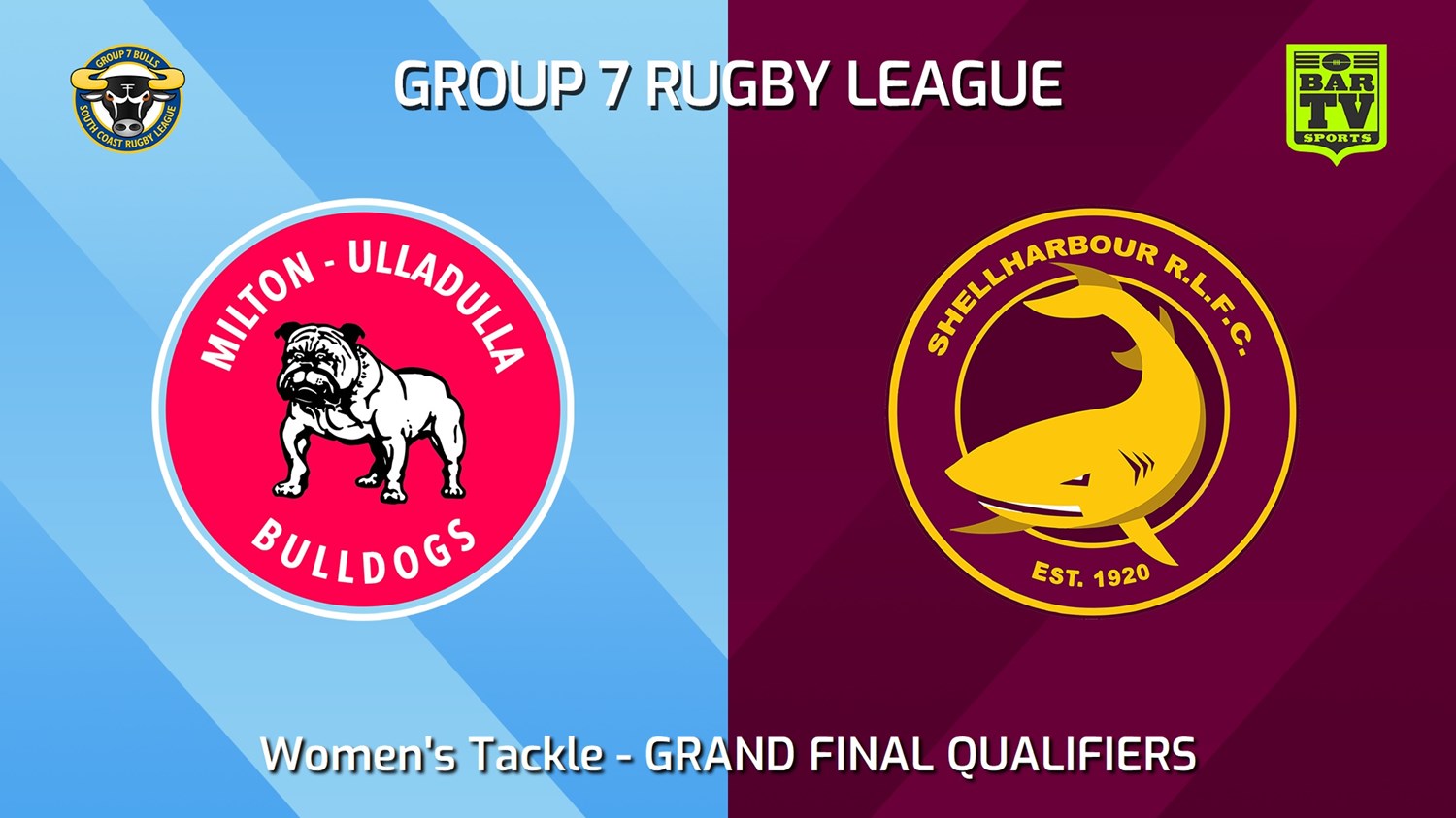 240901-video-South Coast GRAND FINAL QUALIFIERS  - Women's Tackle - Milton-Ulladulla Bulldogs v Shellharbour Sharks Slate Image
