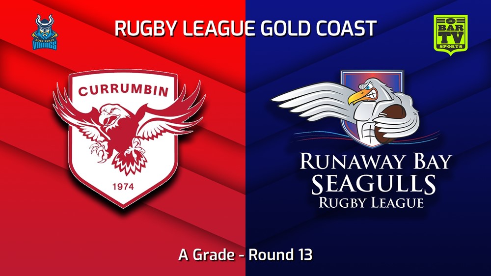 230730-Gold Coast Round 13 - A Grade - Currumbin Eagles v Runaway Bay Seagulls Minigame Slate Image