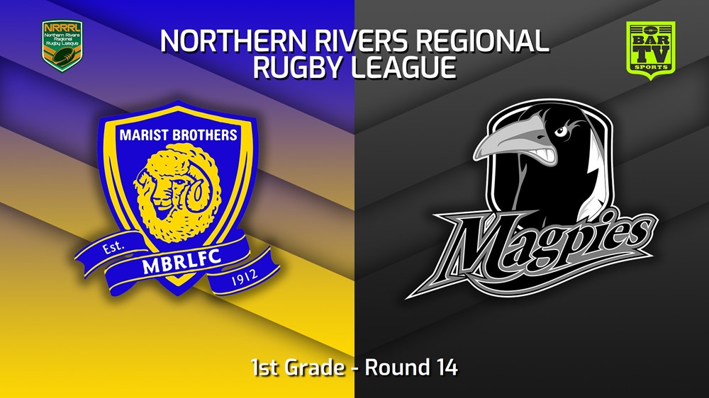 230730-Northern Rivers Round 14 - 1st Grade - Lismore Marist Brothers v Lower Clarence Magpies Minigame Slate Image