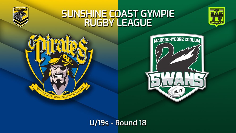 230819-Sunshine Coast RL Round 18 - U/19s - Noosa Pirates v Maroochydore Swans Minigame Slate Image