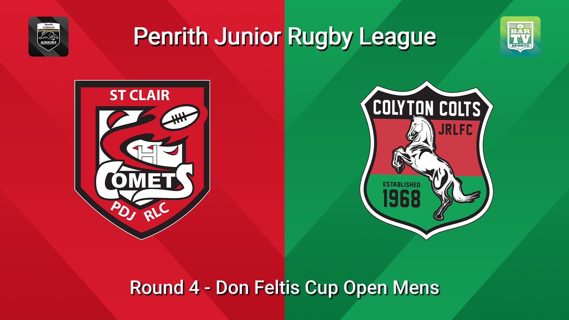 260426-video-Penrith & District Junior Rugby League Round 4 - Don Feltis Cup Open Mens - St Clair v Colyton Slate Image