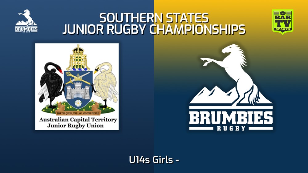 230711-Southern States Junior Rugby Championships U14s Girls - ACTJRU v Brumbies Country Slate Image