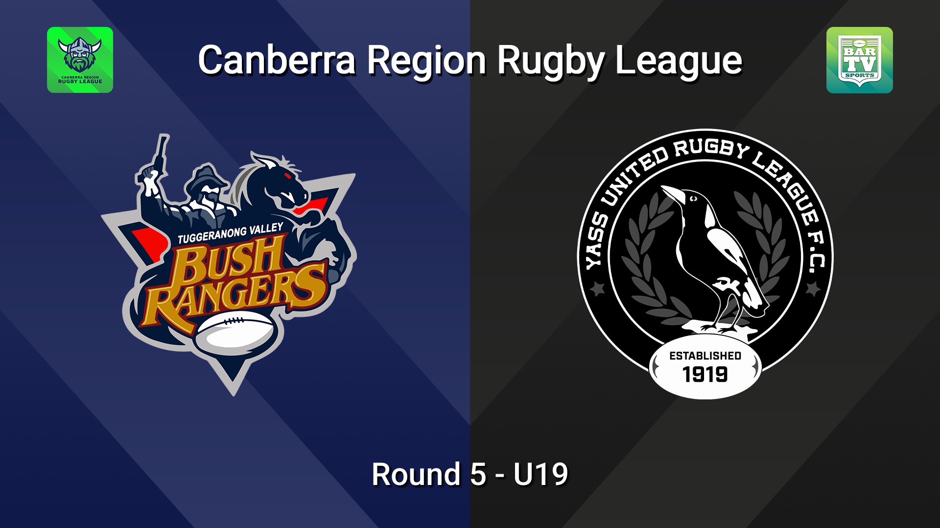 260516-video-Canberra Round 5 - U19 - Tuggeranong Bushrangers v Yass Magpies Slate Image