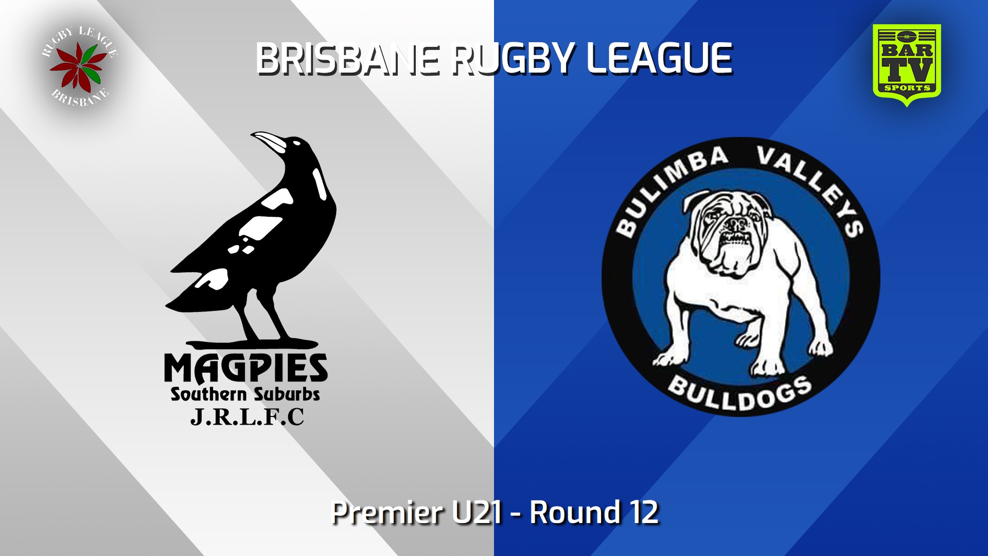 240629-video-BRL Round 12 - Premier U21 - Southern Suburbs Magpies v Bulimba Valleys Bulldogs Minigame Slate Image