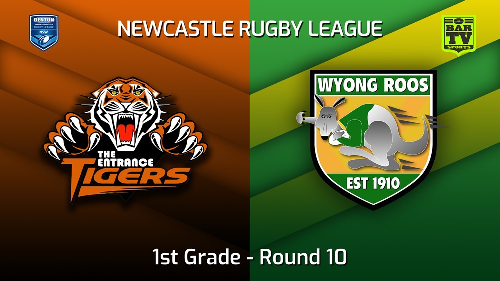 220605-Newcastle Round 10 - 1st Grade - The Entrance Tigers v Wyong Roos Slate Image