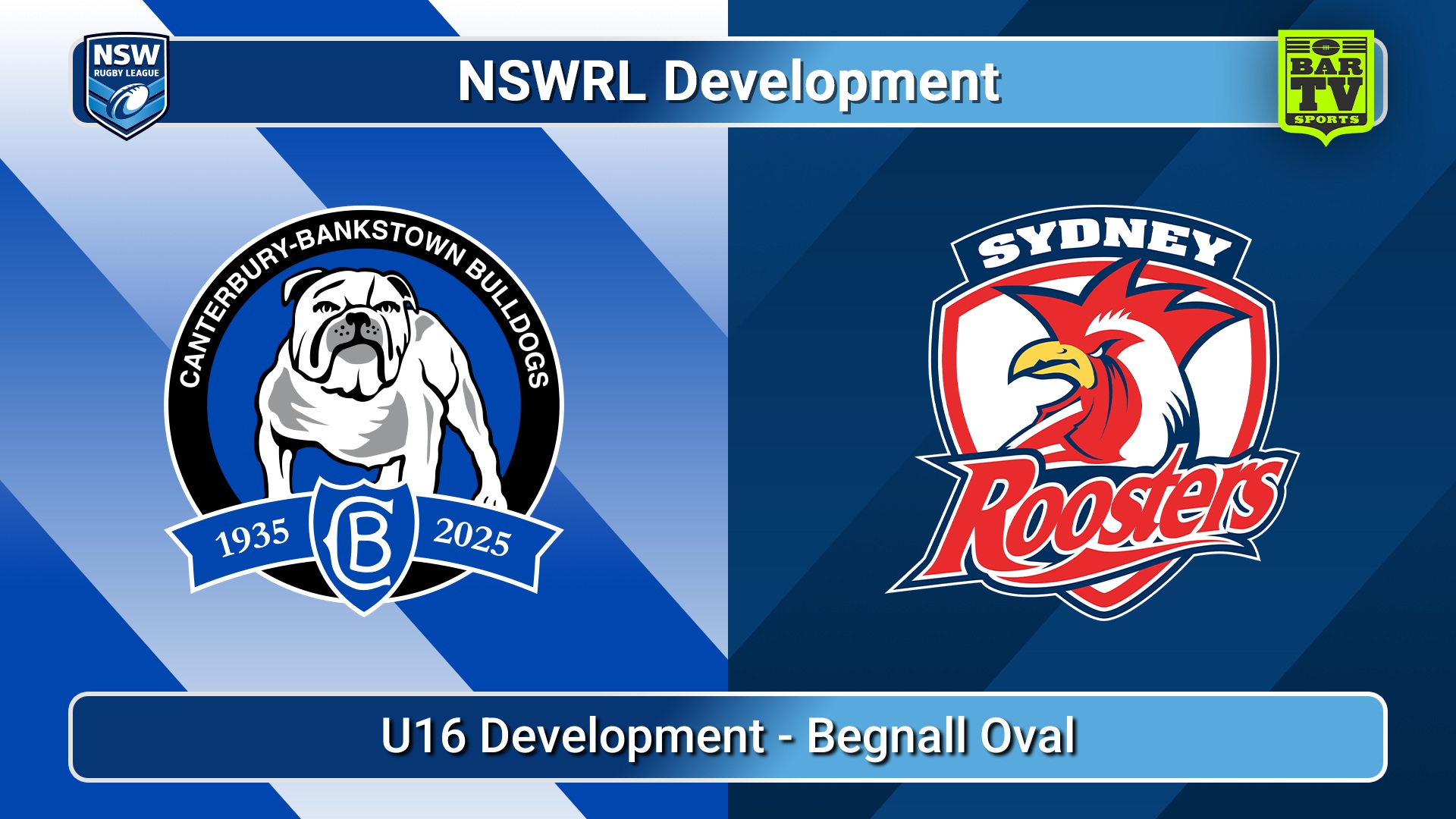 250715-video-NSWRL Development U16 Development - Canterbury-Bankstown Bulldogs v Sydney Roosters Slate Image