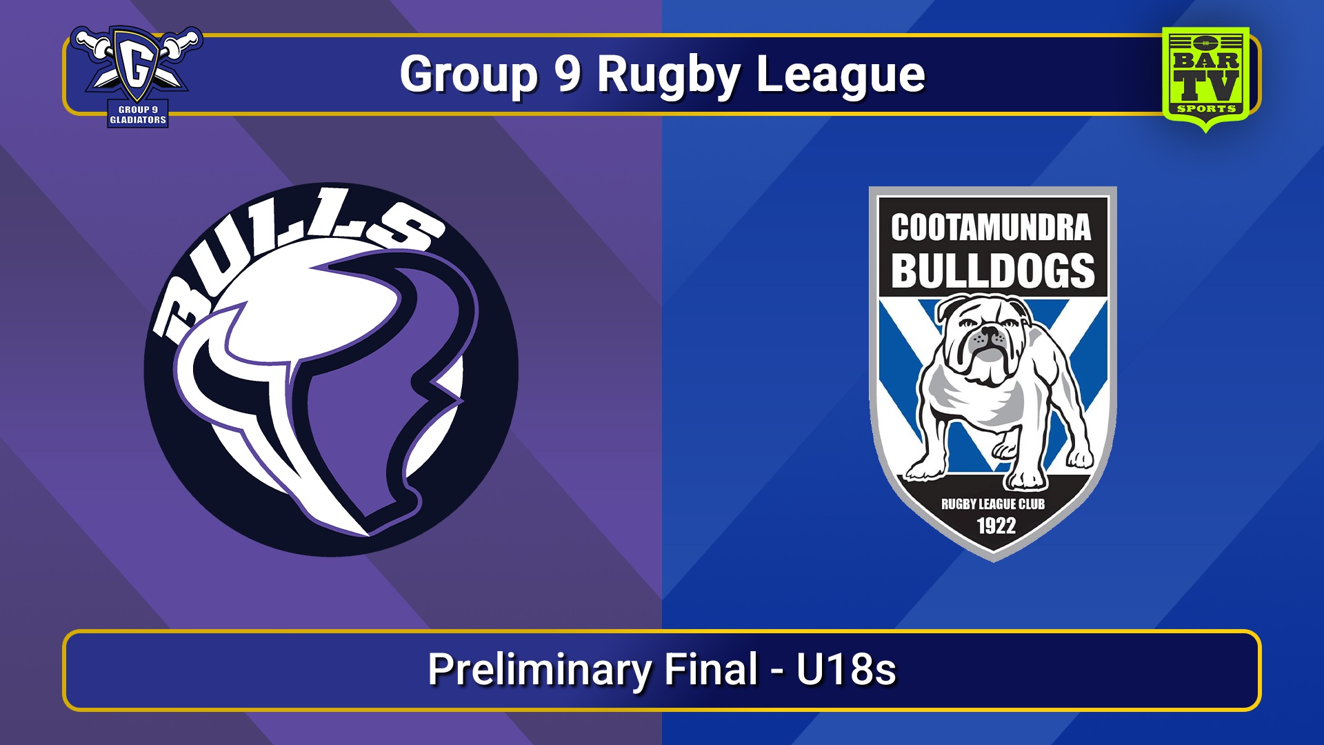 250914-video-Group 9 RL Preliminary Final - U18s - South City Bulls v Cootamundra Bulldogs Slate Image