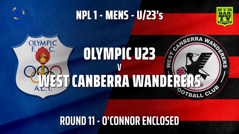 210626-Capital NPL U23 Round 11 - Canberra Olympic U23 v West Canberra Wanderers U23s Slate Image