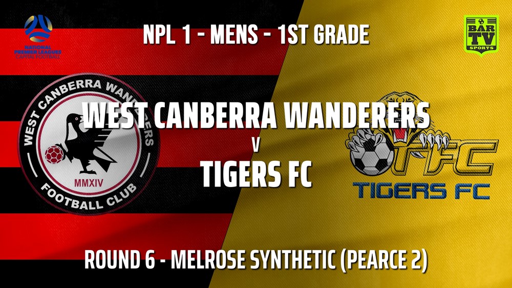 210515-NPL - CAPITAL Round 6 - West Canberra Wanderers v Tigers FC Slate Image