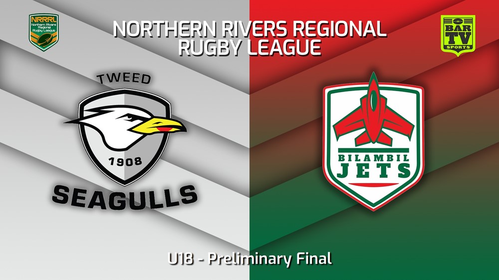 230903-Northern Rivers Preliminary Final - U18 - Tweed Heads Seagulls v Bilambil Jets Slate Image