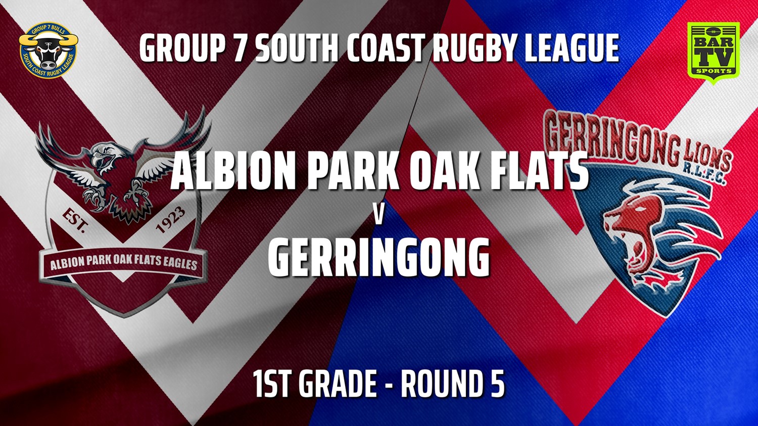 210515-Group 7 RL Round 5 - 1st Grade - Albion Park Oak Flats v Gerringong Slate Image