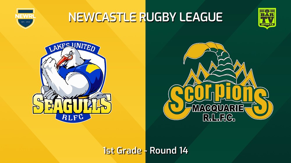 240721-video-Newcastle RL Round 14 - 1st Grade - Lakes United Seagulls v Macquarie Scorpions Slate Image