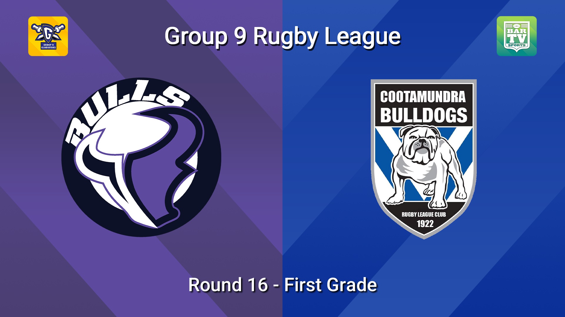 260823-video-Group 9 RL Round 16 - First Grade - South City Bulls v Cootamundra Bulldogs Slate Image