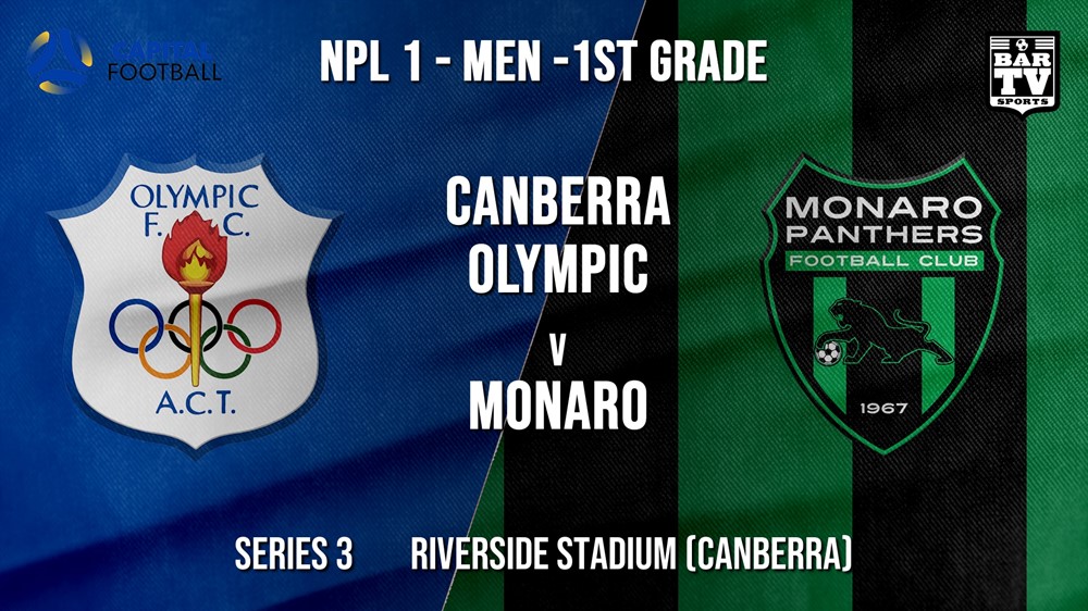 NPL - CAPITAL Series 3 - Canberra Olympic FC v Monaro Panthers FC Slate Image