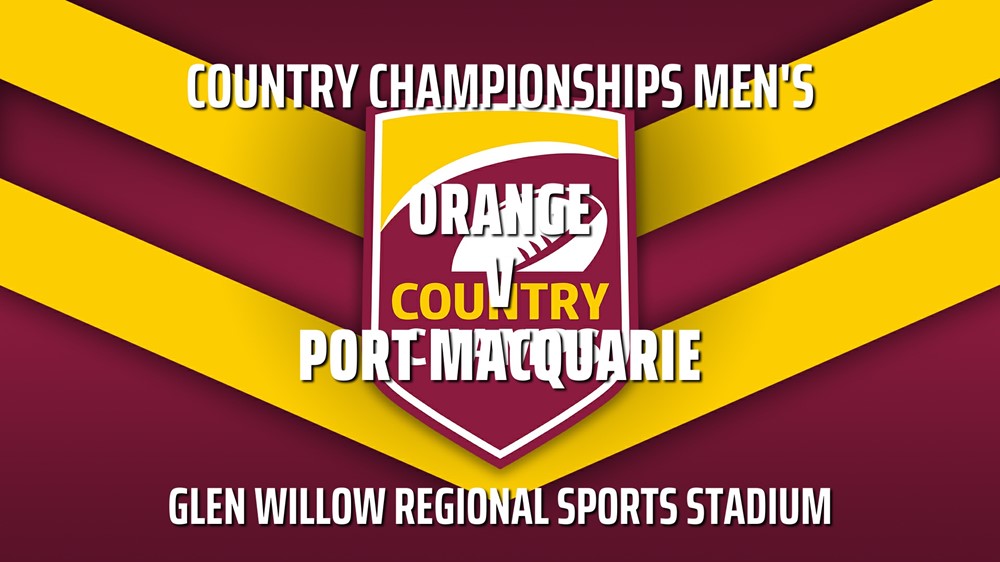 231014-Country Championships Men's - Orange Thunder v Port Macquarie Makos Minigame Slate Image
