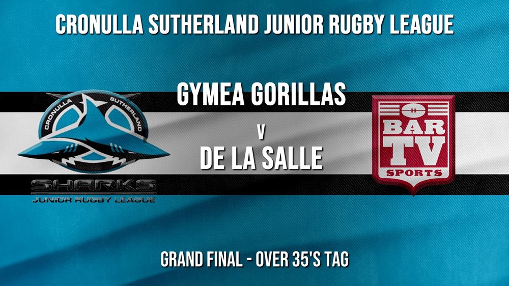 Cronulla JRL Grand Final - Over 35's Tag - Gymea Gorillas v De La Salle Slate Image
