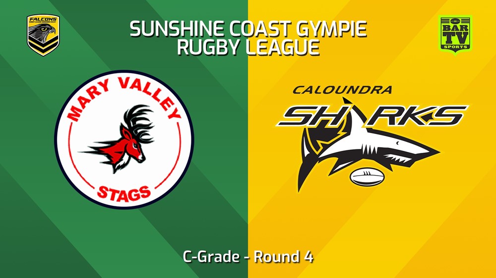 240427-video-Sunshine Coast RL Round 4 - C-Grade - Mary Valley Stags v Caloundra Sharks Minigame Slate Image