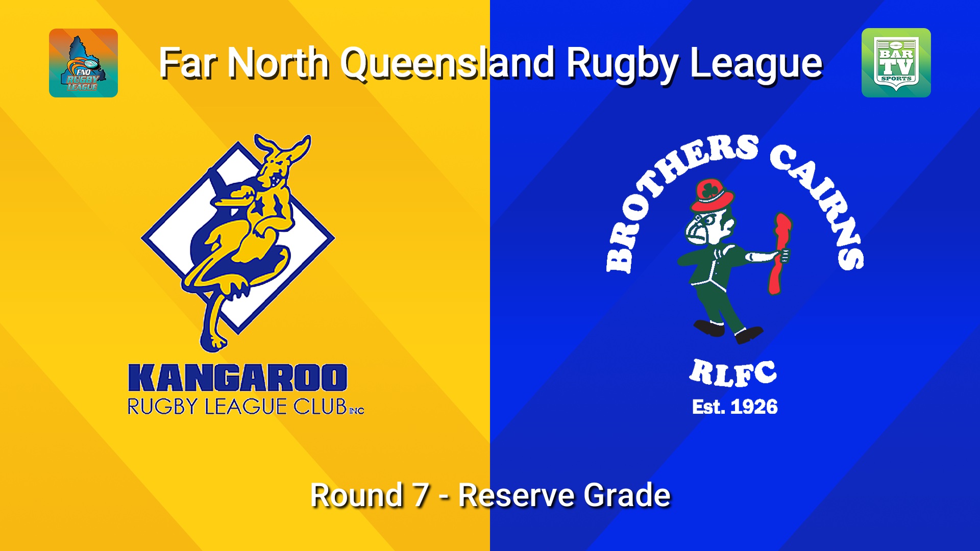 260516-video-FNQ Rugby League Round 7 - Reef Print & Design Reserve Grade - Cairns Kangaroos v Cairns Brothers  Slate Image