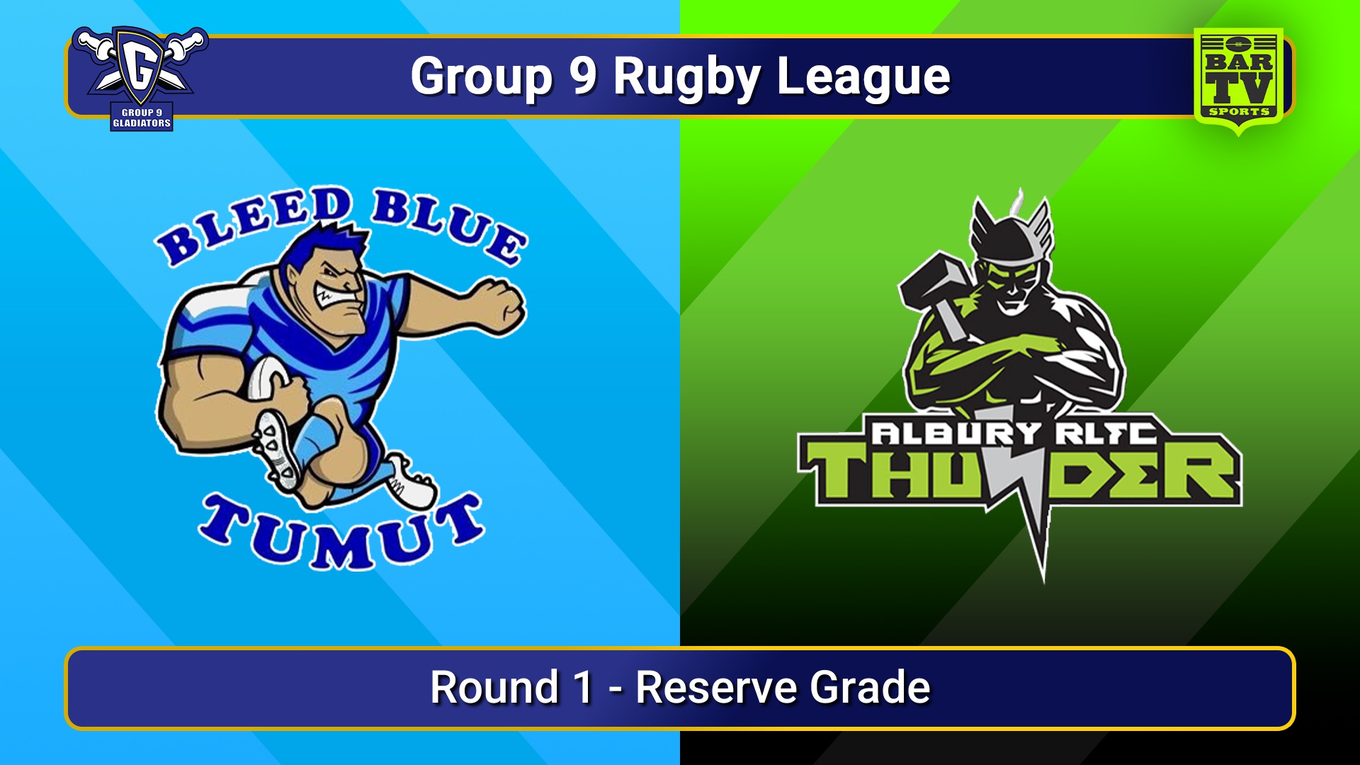250412-video-Group 9 RL Round 1 - Reserve Grade - Tumut Blues v Albury Thunder Slate Image