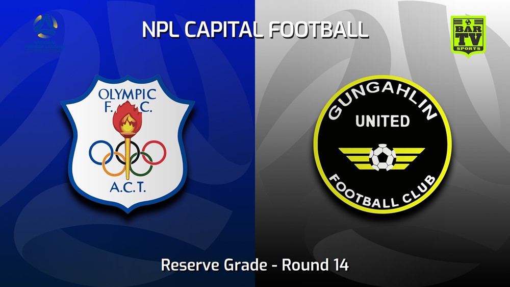 230716-NPL Women - Reserve Grade - Capital Football Round 14 - Canberra Olympic FC (women) v Gungahlin United FC (women) Minigame Slate Image