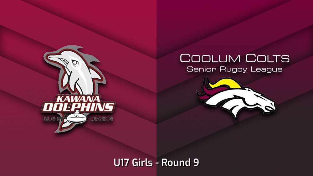 230609-Sunshine Coast Junior Rugby League Round 9 - U17 Girls - Kawana Dolphins v Coolum Colts Slate Image