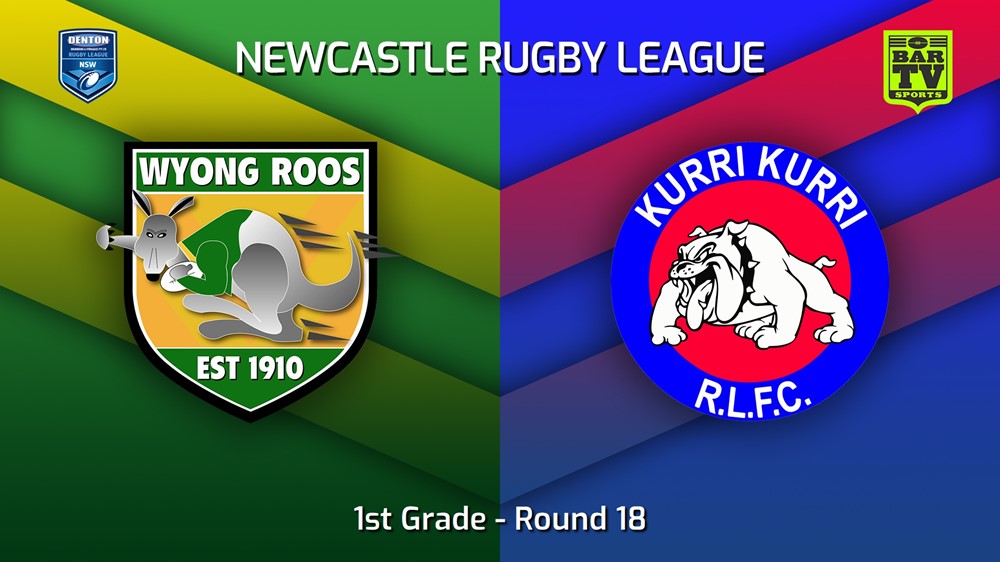 MINI GAME: Newcastle Round 18 - 1st Grade - Wyong Roos v Kurri Kurri Bulldogs Slate Image