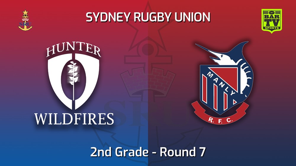 220514-Sydney Rugby Union Round 7 - 2nd Grade - Hunter Wildfires v Manly Minigame Slate Image