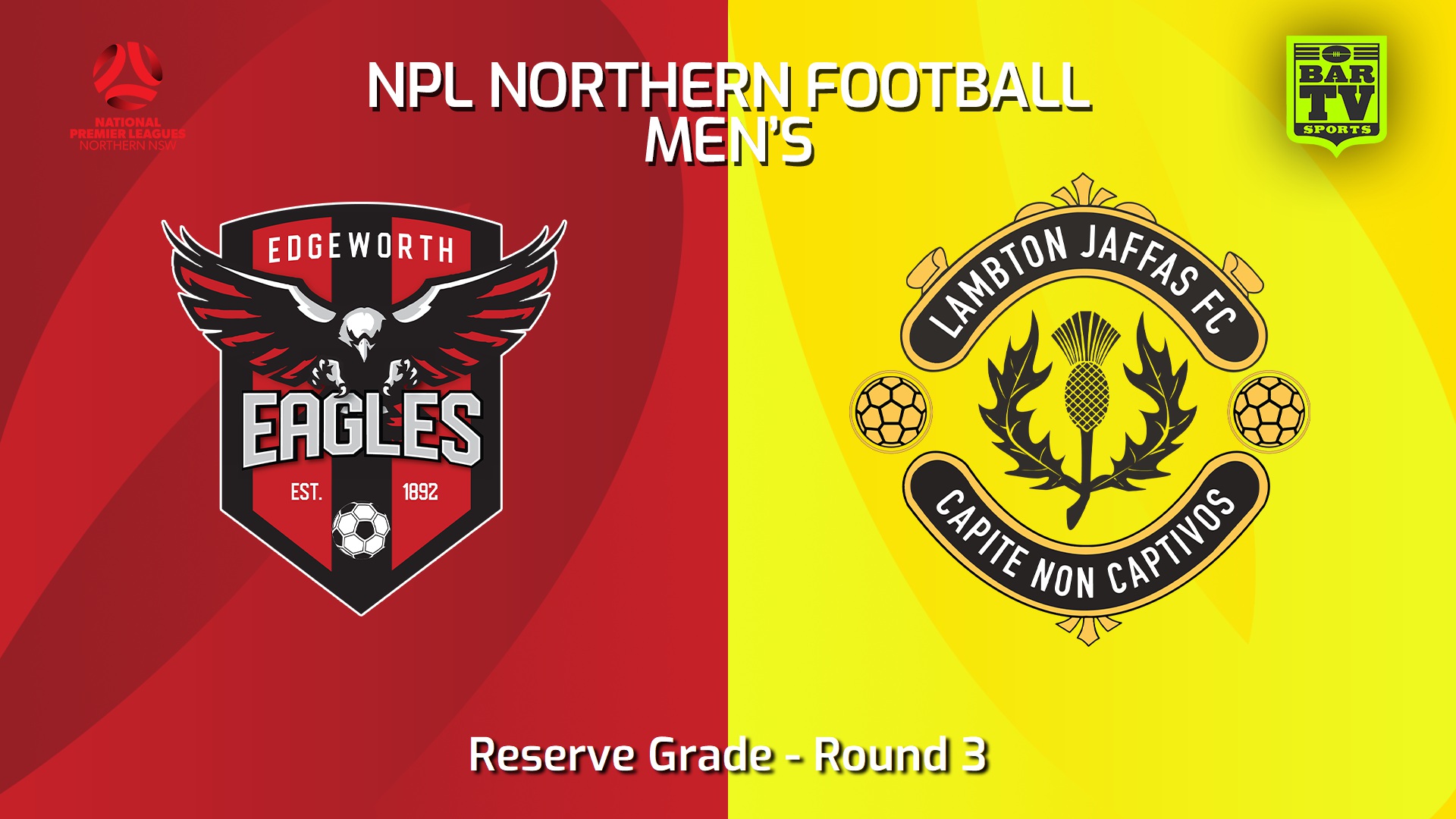 240309-NNSW NPLM Res Round 3 - Edgeworth Eagles Res v Lambton Jaffas FC Res Slate Image