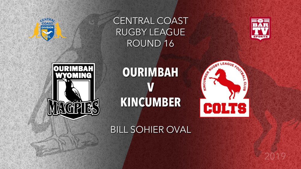 CCRL Round 16 - 1st Grade - Ourimbah Wyoming Magpies v Kincumber Colts Slate Image