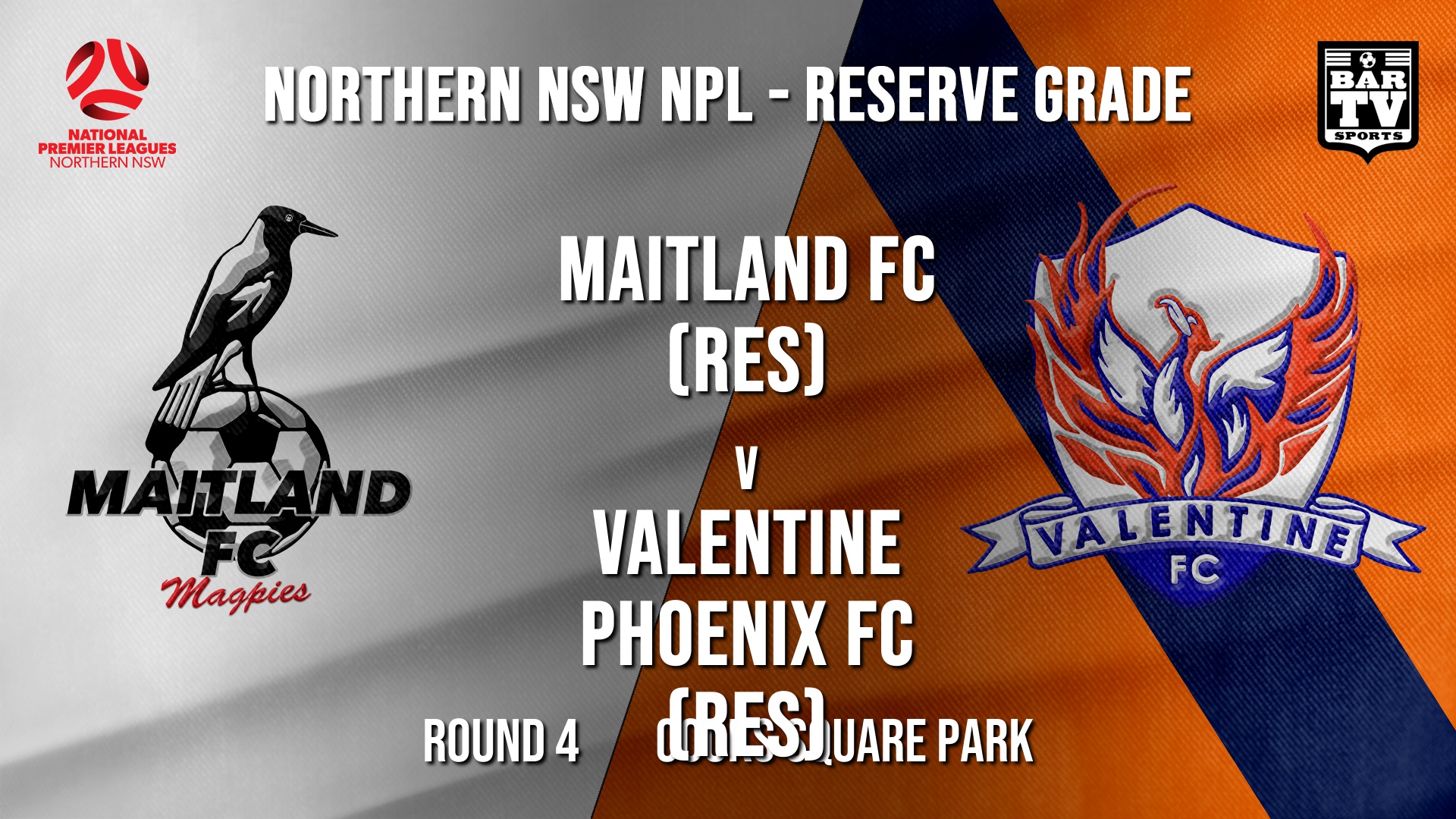 NPL NNSW RES Round 4 - Maitland FC (Res) v Valentine Phoenix FC (Res) Slate Image