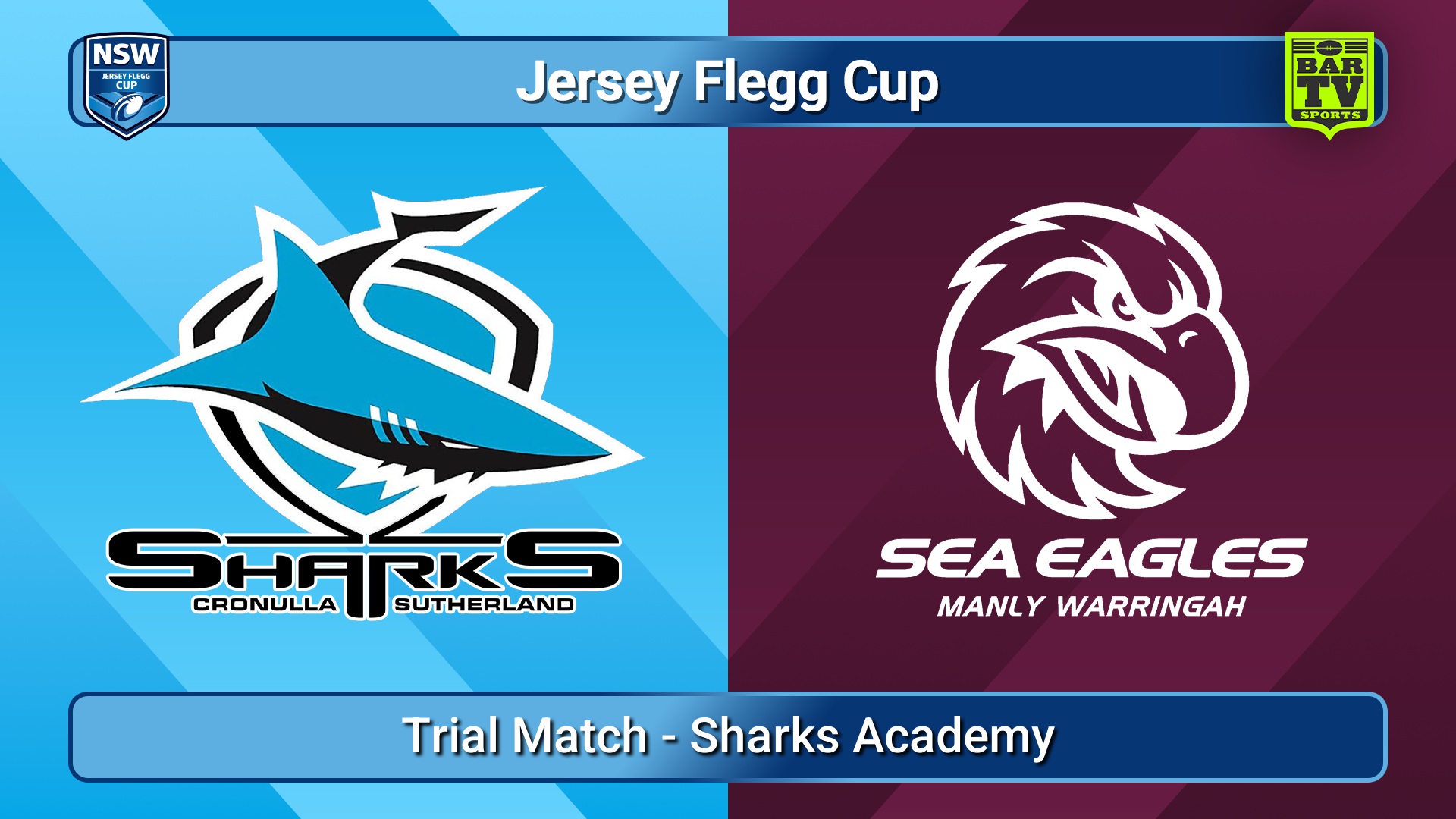 250215-video-Jersey Flegg Cup Trial Match - Cronulla-Sutherland Sharks v Manly Warringah Sea Eagles Slate Image