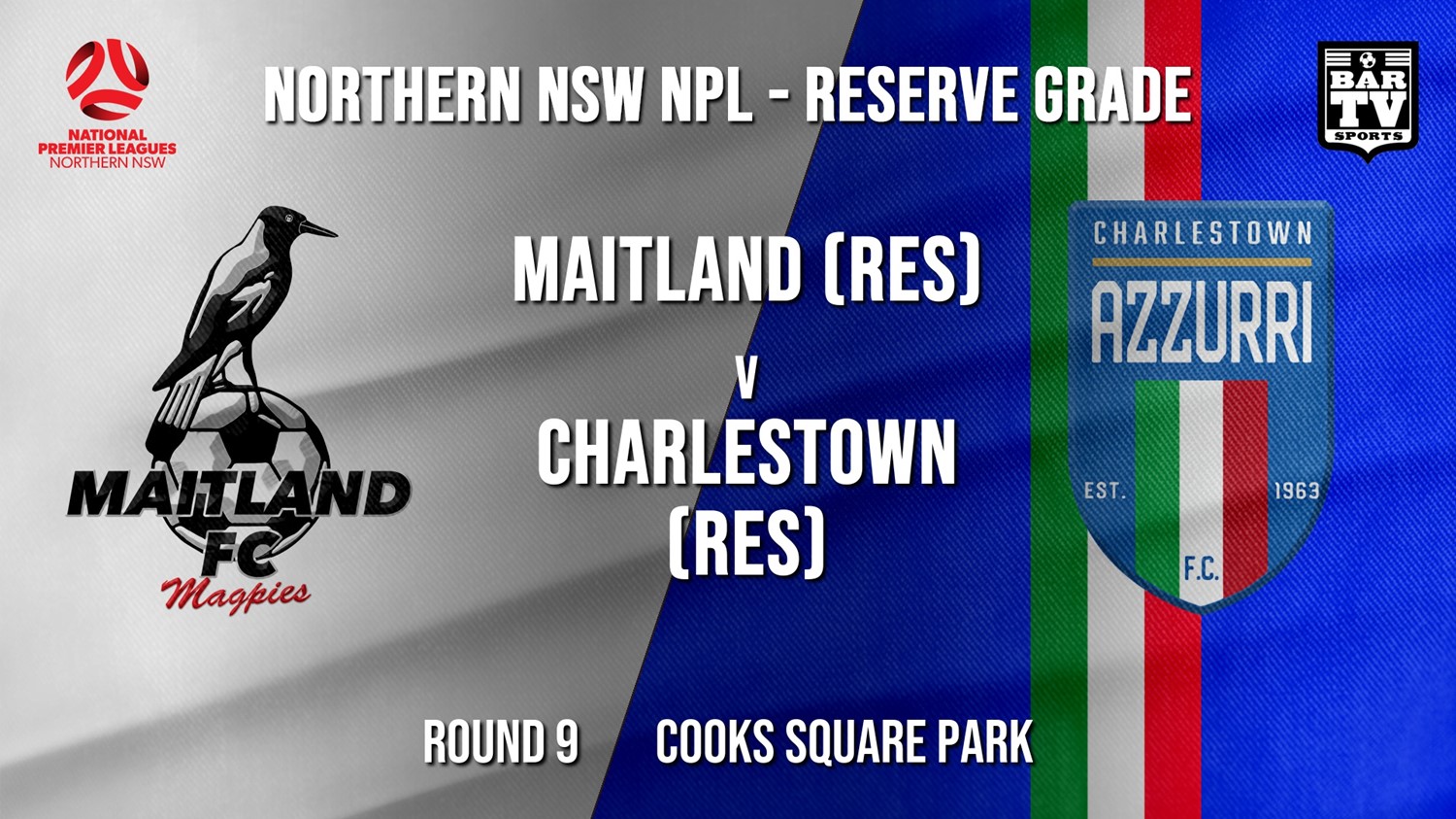 NPL NNSW RES Round 9 - Maitland FC (Res) v Charlestown Azzurri FC (Res) Minigame Slate Image