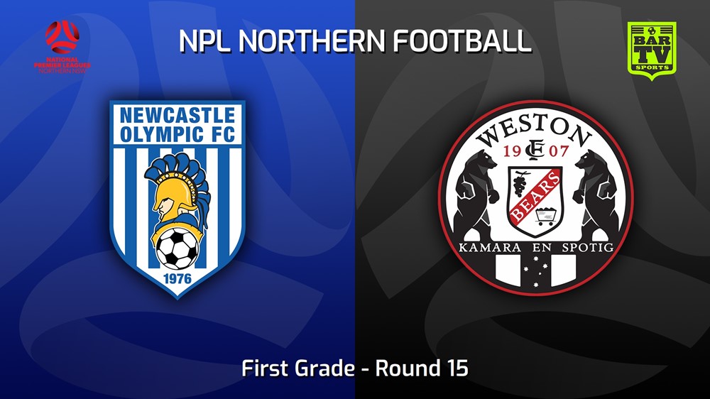 230617-NNSW NPLM Round 15 - Newcastle Olympic v Weston Workers FC Slate Image