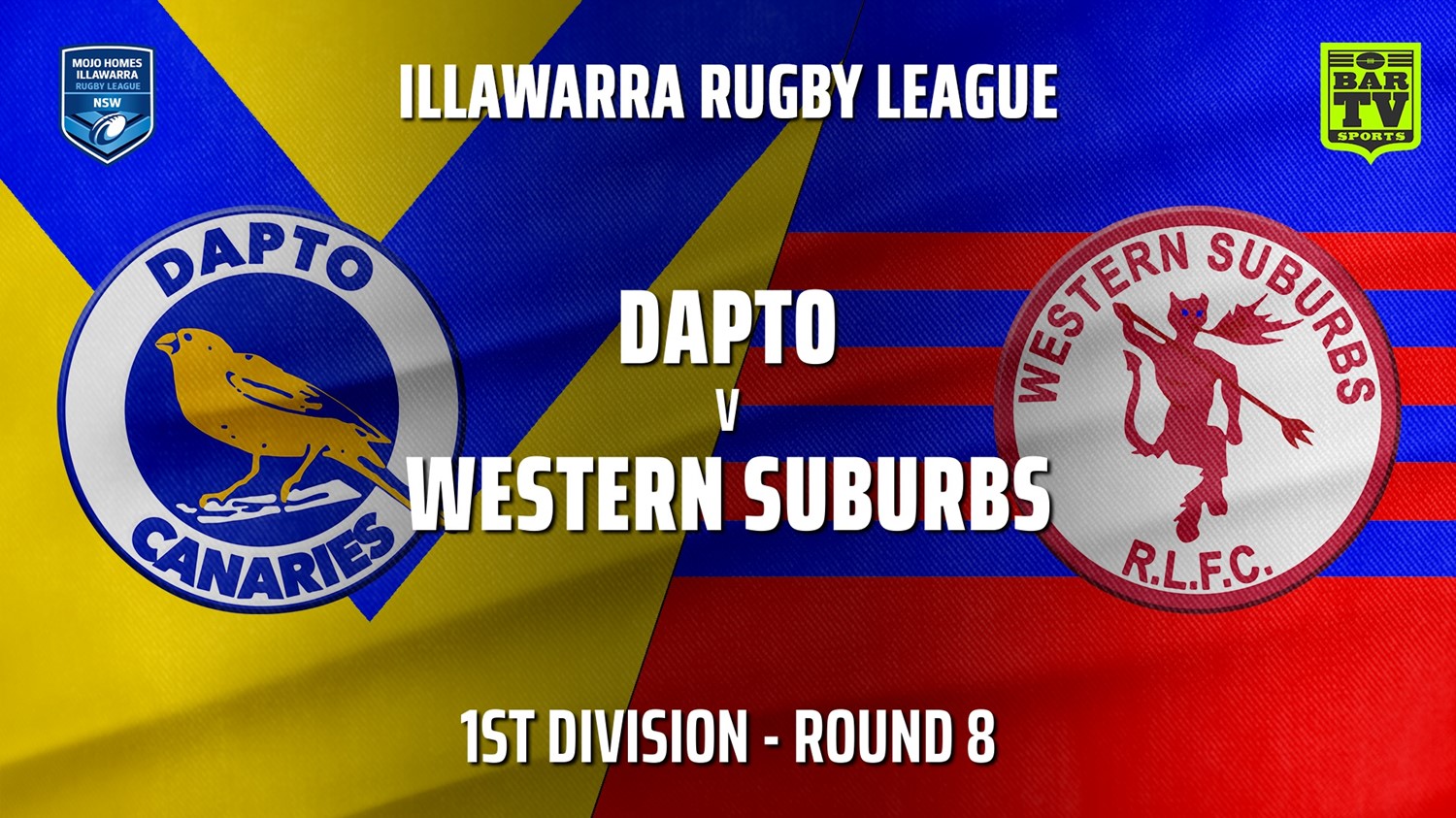 210605-IRL Round 8 - 1st Division - Dapto Canaries v Western Suburbs Devils Slate Image