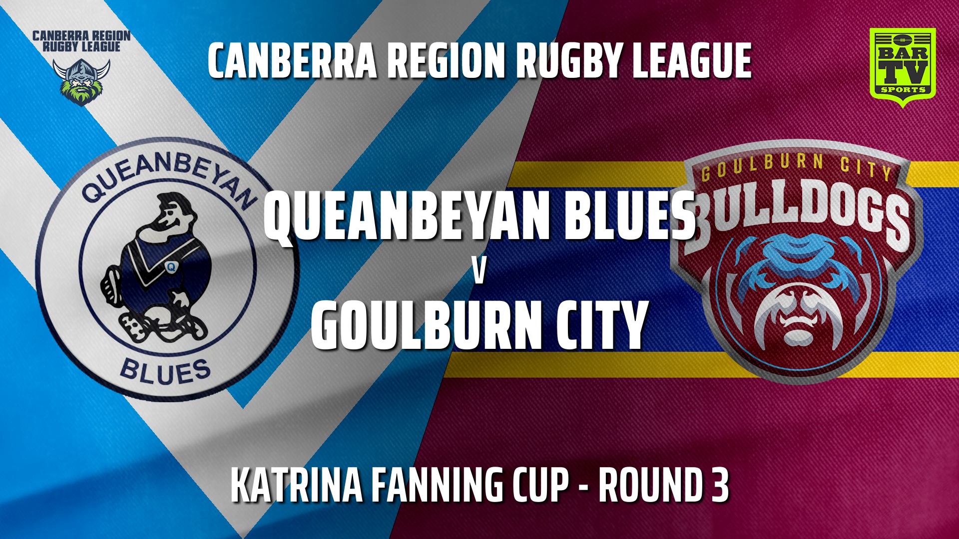 210515-CRRL Round 3 - Katrina Fanning Shield - Queanbeyan Blues v Goulburn City Bulldogs Slate Image