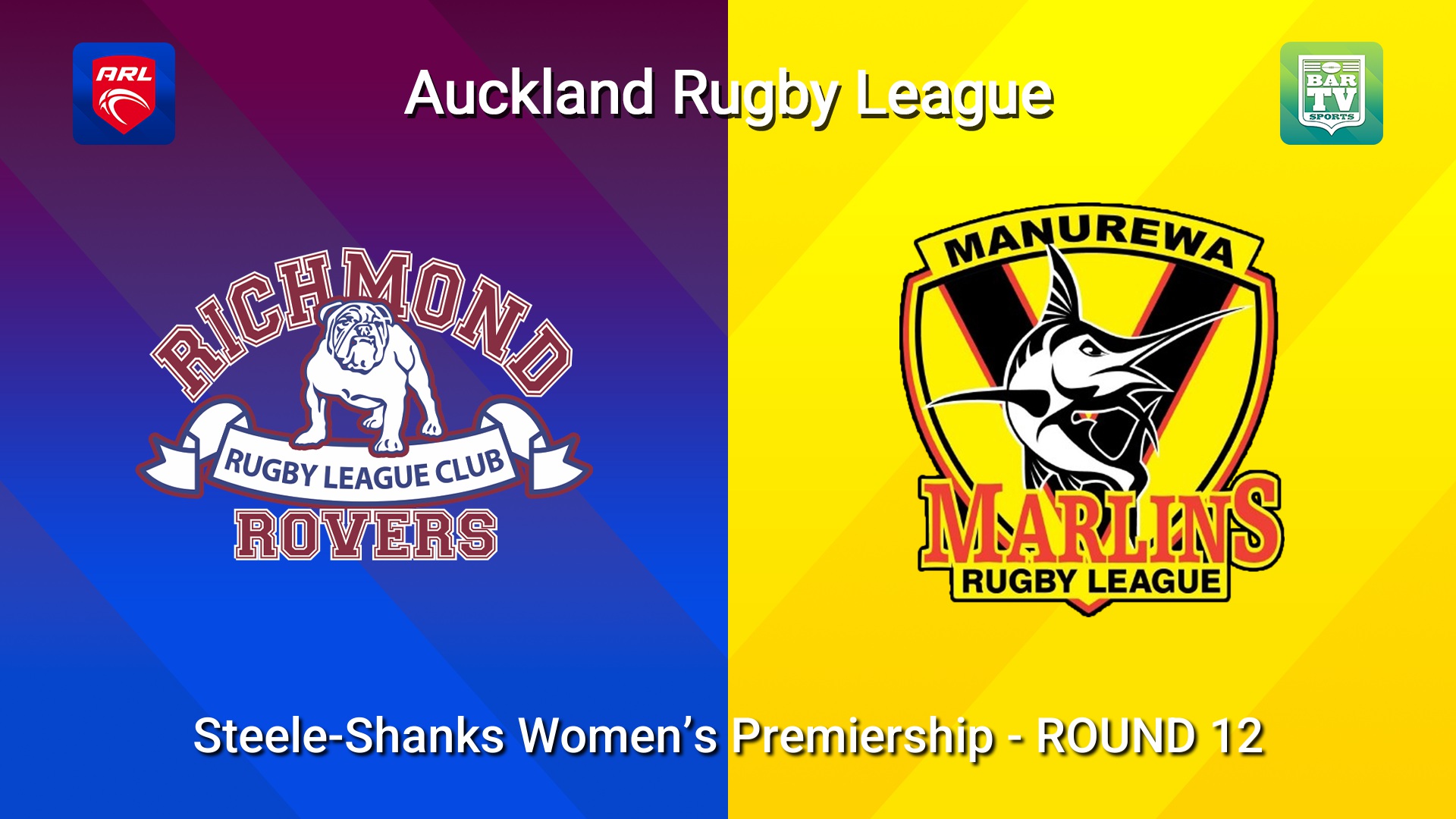 260711-video-Auckland RL ROUND 12 - Steele-Shanks Women’s Premiership - Richmond Rovers v Manurewa Marlins Slate Image