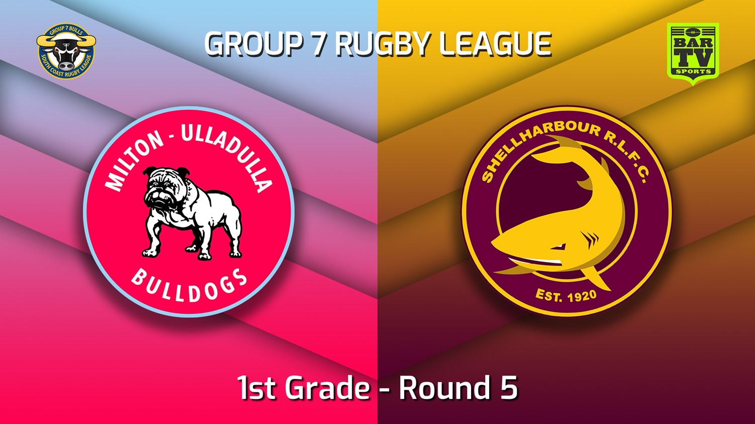 220611-South Coast Round 5 - 1st Grade - Milton-Ulladulla Bulldogs v Shellharbour Sharks Slate Image