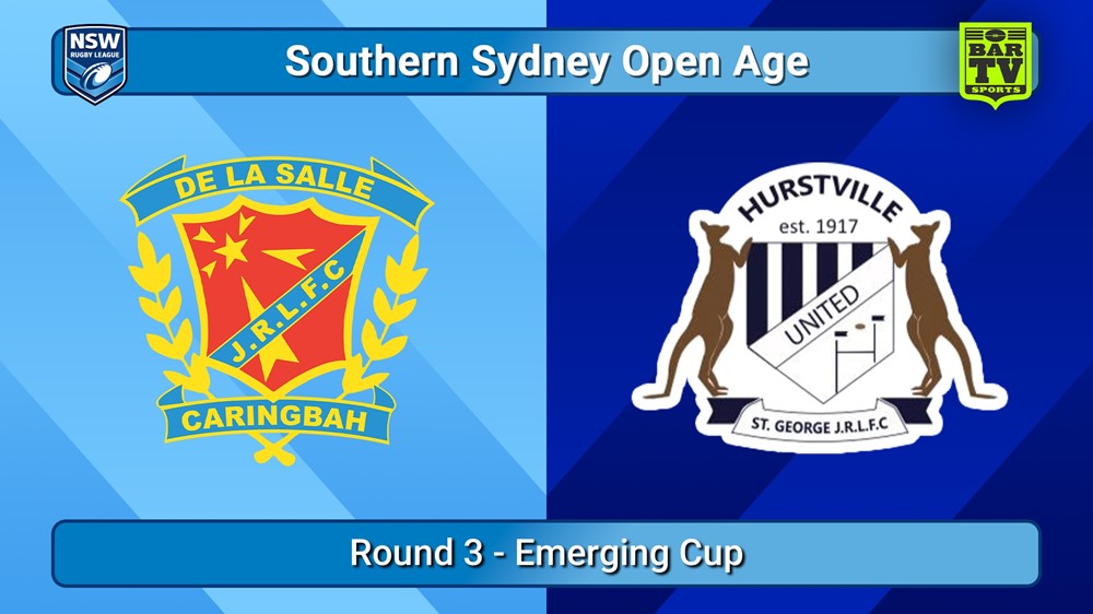 250426-video-S. Sydney Open Round 3 - Emerging Cup - De La Salle v Hurstville United  Slate Image
