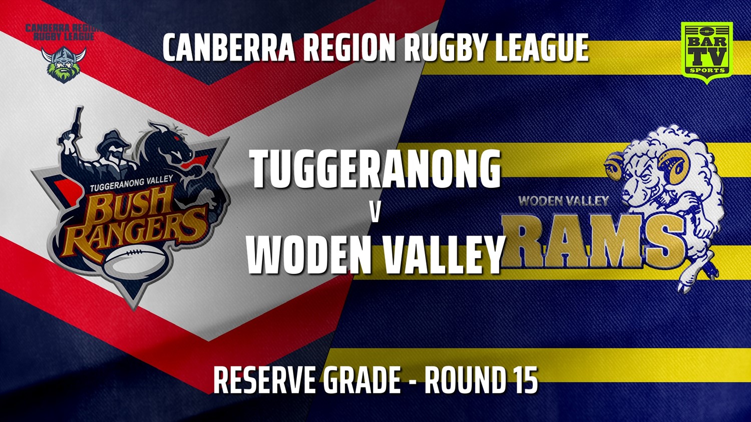 210807-Canberra Round 15 - Reserve Grade - Tuggeranong Bushrangers v Woden Valley Rams Slate Image