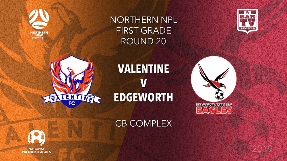 NPL - NNSW Round 20 - Valentine Phoenix FC v Edgeworth Eagles FC Slate Image