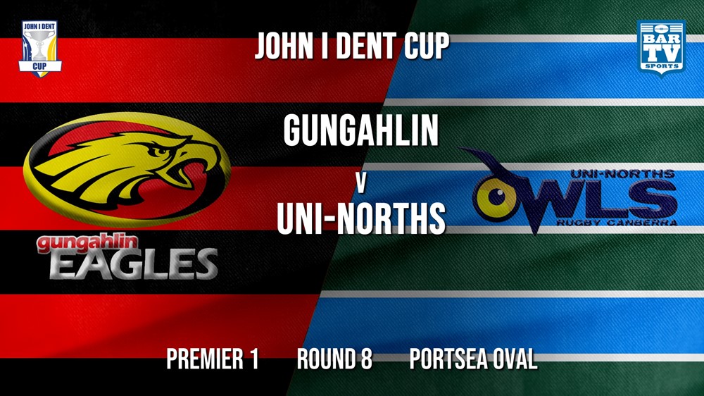 John I Dent Round 8 - Premier 1 - Gungahlin Eagles v UNI-Norths Slate Image