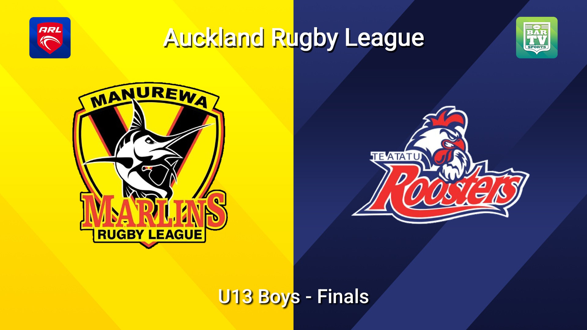 260808-video-Auckland RL Finals - U13 Boys - Manurewa Marlins v Te Atatu Roosters Slate Image