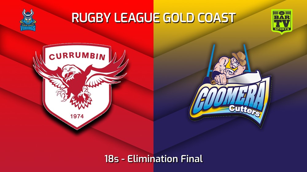 230826-Gold Coast Elimination Final - 18s - Currumbin Eagles v Coomera Cutters Slate Image