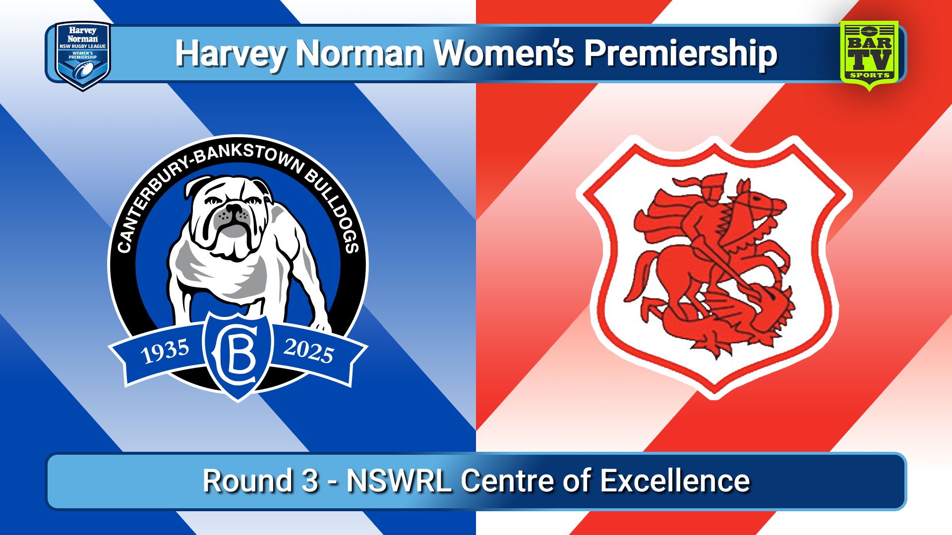 250721-video-Harvey Norman NSW Women's Premiership Round 3 - Canterbury-Bankstown Bulldogs v St George DRLFC Slate Image