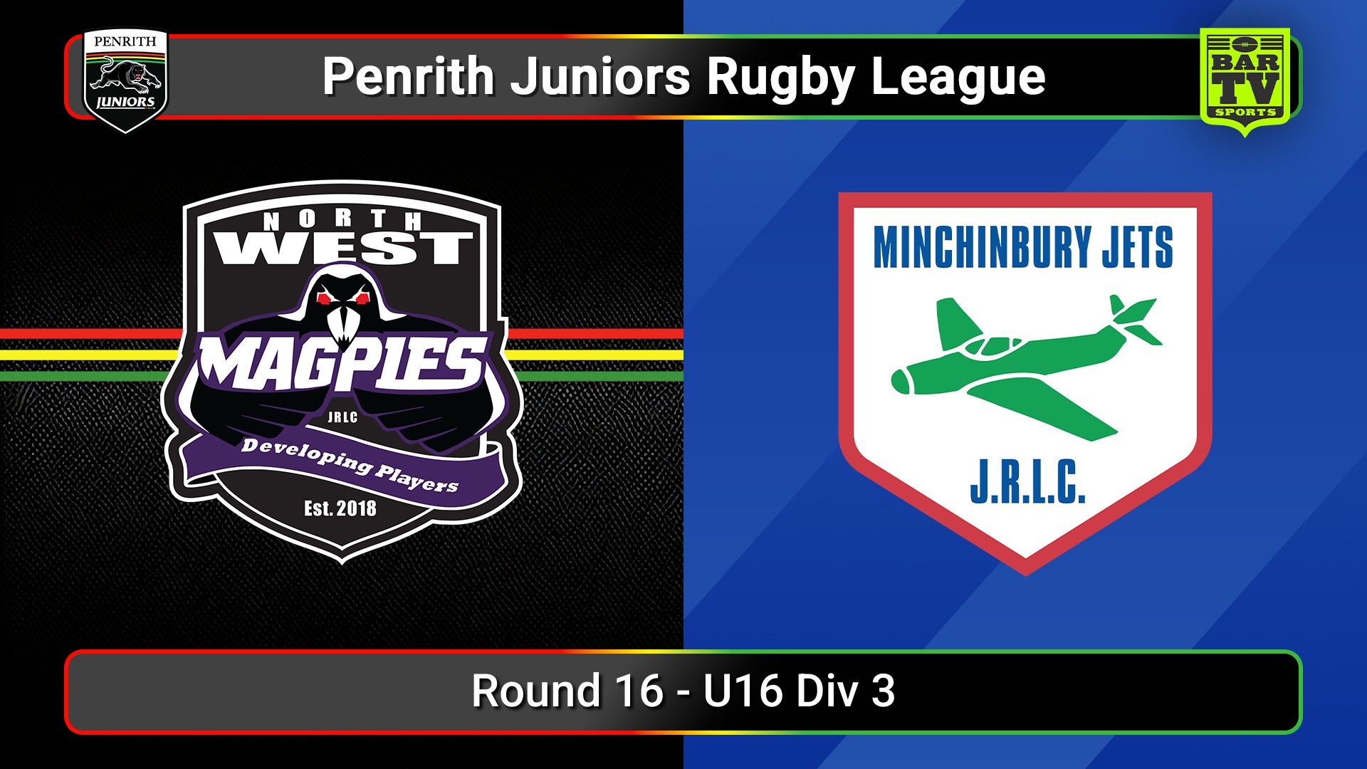 250809-video-Penrith & District Junior Rugby League Round 16 - U16 Div 3 - North West Magpies v Minchinbury Slate Image